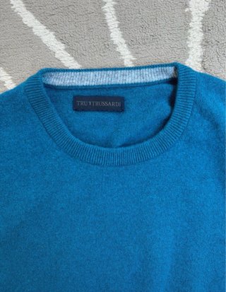 Jersey Tru Trussardi Azul Petróleo Talla S