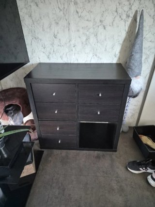 Kallax 4 cubos con cajones Ikea