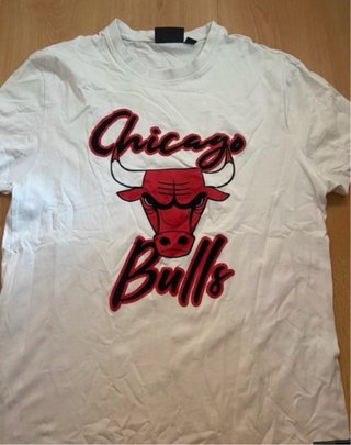 Camiseta Chicago Bulls Blanca