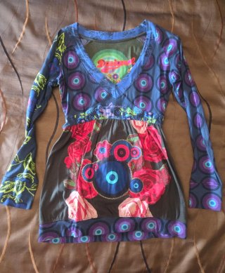 Blusas Desigual Manga Larga Talla S