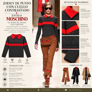Jersey Gris Cuello y naranja Talla XS. Nuevo