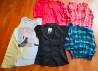 Lote de 5 blusas para mujer talla S