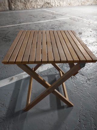Mesa de madera plegable
