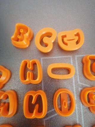 Cortadores Letras Alfabeto 2cm