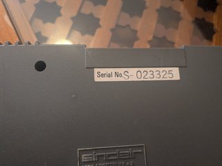 Ordenador Sinclair Spectrum +2 Gris