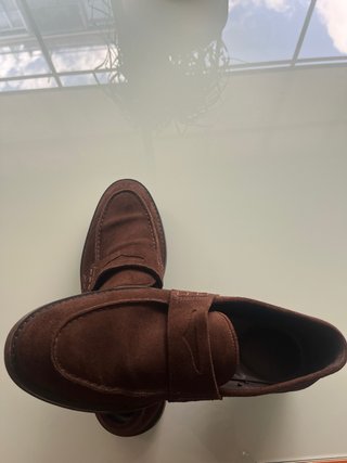 Mocasines Massimo Dutti Marrón poco Utilizado