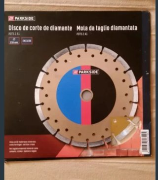 Disco de corte diamante Parkside 230mm
