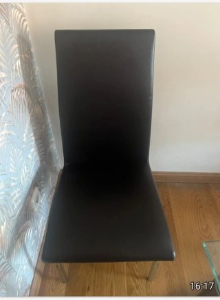 6 Sillas de Comedor Marrón oscuro,85 e todas