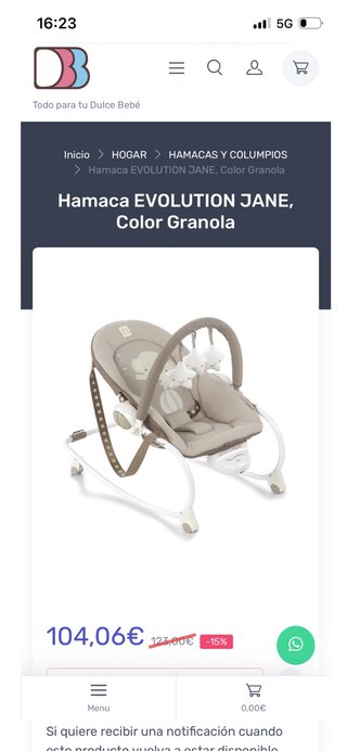Hamaca Evolutiva Jané