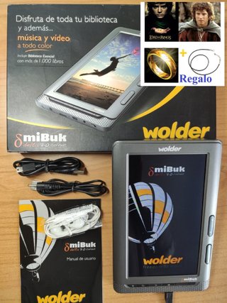 Wolder miBuk eBook Multimedia 7” en color + Regalo
