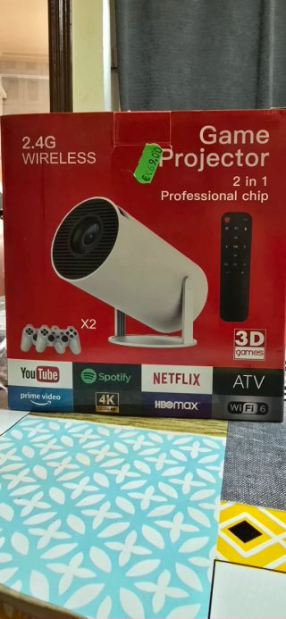 Proyector Game 2.4G Wireless con 2 Mandos