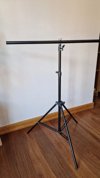 Soporte para fondo fotográfico en T