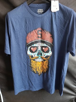 Camiseta Sfera Calavera Talla XL