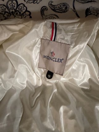 Piumino Moncler Bianco Taglia M