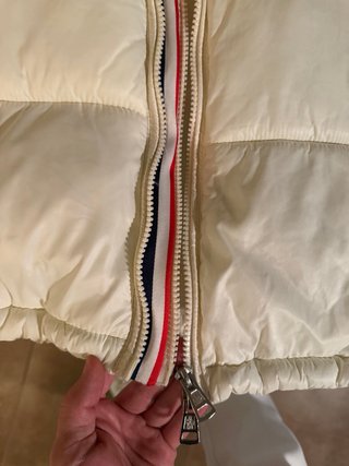 Piumino Moncler Bianco Taglia M