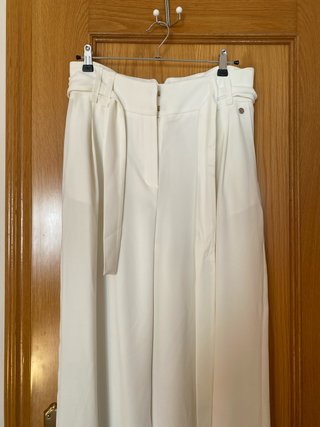 Pantalón Palazzo Blanco crema