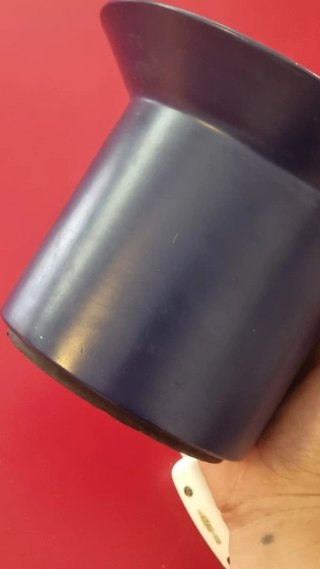 Lámpara Metalarte azul y blanca