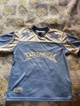 Camiseta Grimey Azul y Blanca Talla S