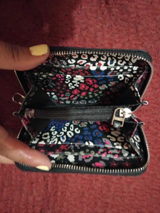 Cartera Tarjetero Monedero Parfois Estampada