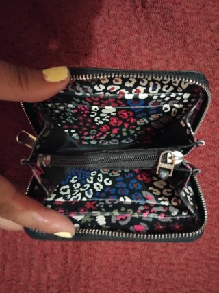 Cartera Tarjetero Monedero Parfois Estampada