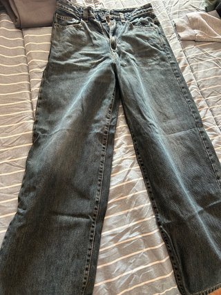 Pantalón Tejano Ancho Talla M
