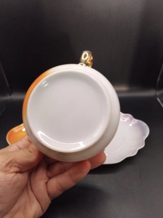 🇪🇦 Juego desayuno porcelana nacarada años 30