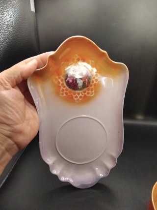 🇪🇦 Juego desayuno porcelana nacarada años 30
