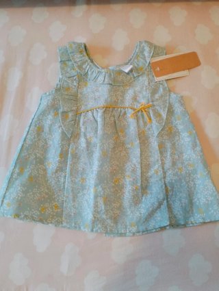 Camisa de Verano para Niña Talla 3-4