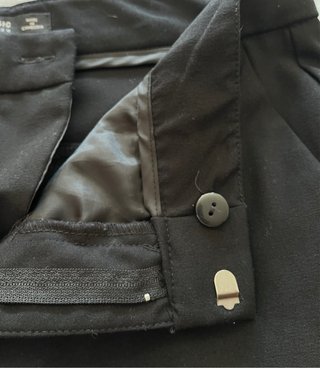 Pantalones Zara mujer negros tobilleros