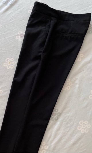 Pantalones Zara mujer negros tobilleros