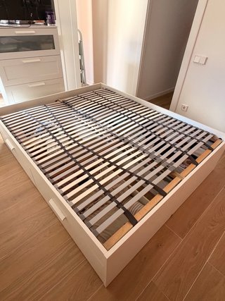 Estructura de cama con almacenaje BRIMNES