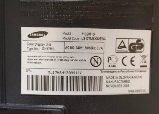 Monitor Samsung 17 pollici