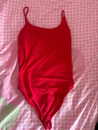 Body Rojo de Tirantes
