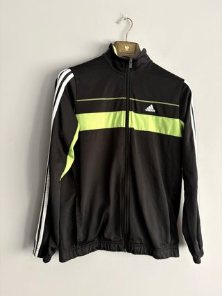 Chaqueta Adidas Negra y Verde
