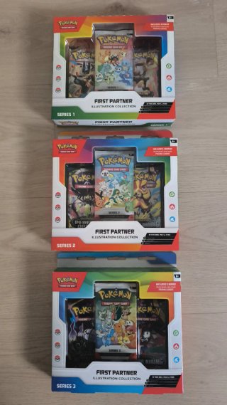 Pokemon First Partner Series 1, 2 y 3 ( Inglés )