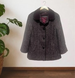 Talla 50 (XXL). Abrigo corto de paño