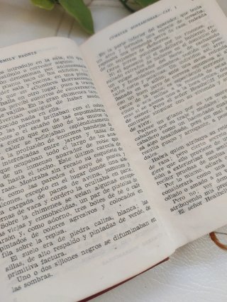 Libro Antiguo "Cumbres Borrascosas"