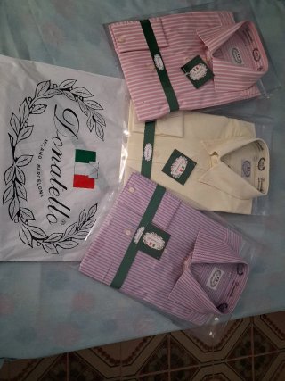 Camisas Donatello Manga Larga Nuevas
