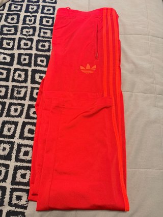 Pantalón Chándal Adidas Rojo Talla M