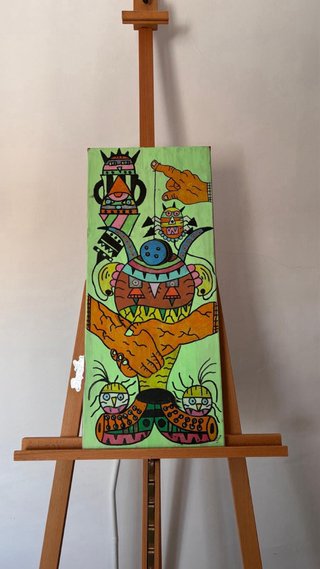 Arte original pintado a mano
