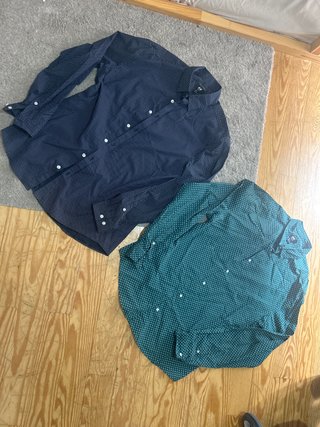 2 Camisas H&M Hombre Talla M