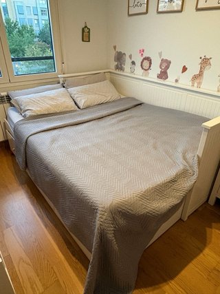 Cama nido blanca Ikea Hemnes 80x200