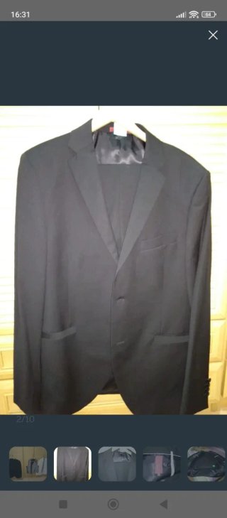 Traje Caramelo Negro Hombre