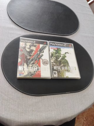 Juegos PS2 Metal Gear Solid 2 y 3