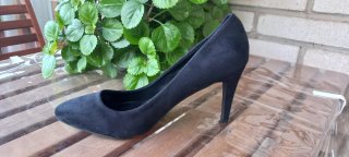 Zapatos de ante negros Talla 40