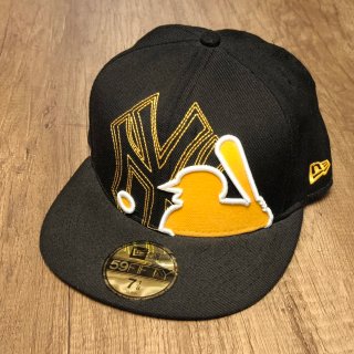 Gorra New Era 59Fifty Yankees Negra y Dorada