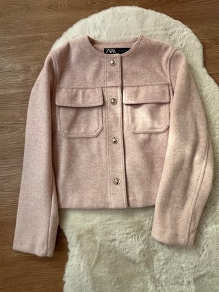 Chaqueta Zara Rosa