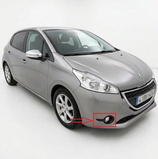 Moldura Antiniebla Delantero Peugeot 208