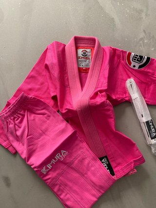 Kimono Jiu Jitsu Infantil Kimura Rosa Talla M3