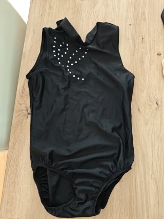 Malla de ballet negra